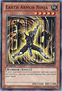 Yu-Gi-Oh! - Earth Armor Ninja (SP13-EN018) - Star Pack 2013 - Unlimited Edition - Common