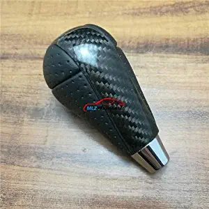 Mahogany Look Carbon Fiber Automatic Gear Shift Knob Head Replacement For Lexus Gs300 1998-2006 Gs350 2007-2011 At (Carbon Fiber Black)