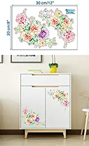 ROSALIND Creative Refrigerator Black Sticker Butterfly Pattern Wall Stickers Home Decoration Kitchen Wall Art Mural Decor Blue