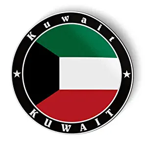 Kuwait Flag - Flexible Magnet - Car Fridge Locker - 3"