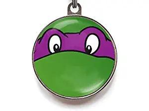 Ninja Turtle Purple Funny Custom Pet Tag Dog Tag Cat Tag Pet Tag