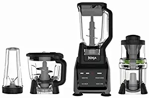 Ninja Blender/Food Processor with Intelli-Sense Touchscreen, 1200-Watt Smart Sensor Base, Spiralizer, 72oz Pitcher, 64oz Bowl, and 24oz Cup (CT682SP)