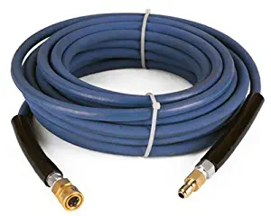 Raptor Blast 6000 PSI BLUE 2 Wire Braid NON Marking Pressure Washer Hose 100' w/ Couplers