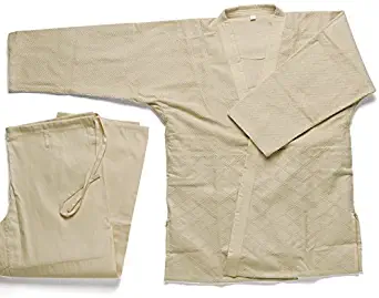 Ace Martial Arts Supply Double Weave Judo GI - Natural/Beige - 2