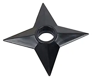 Oliasports Naruto Shuriken Throwing Star Real Size Plastic Costume (3 Pieces)