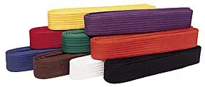 BlackBeltShop Solid Rank Karate Martial Arts and Taekwondo Belts