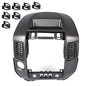 For Nissan Titan SE XE/Nissan Armada SE 2004 2005 2006 Instrument Panel Lid Finisher Bezel Replacement 68257-8S800 (Without Center Speaker)