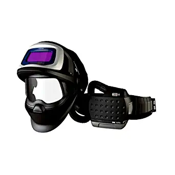 3M 00051141561578 Adflo 36-1101-20SW PAPR with Speedglass Welding Helmet, 9100 FX-Air and 9100X ADF, Standard, Black/Purple