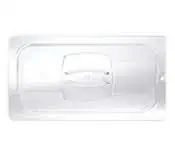 Rubbermaid Commercial Products FG108P23CLR Cold Food Pan Cover 1/6" Size, Clear (Pack of 6)