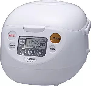 Zojirushi NS-WAC10-WD 5.5-Cup (Uncooked) Micom Rice Cooker and Warmer