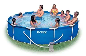 Intex 12-Foot by 30-Inch Metal Frame Pool Set