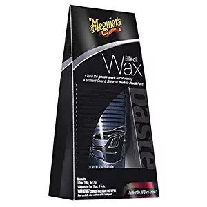 Meguiar’s Black Wax – Black Car Wax Creates Deep Reflections and Gloss – G6207, 7 oz