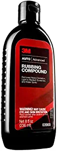 3M Auto Care Rubbing Compound, 03900, 8 oz