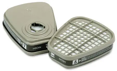 3M 6001 Organic Vapor Cartridge for Respirator 30-PAIR