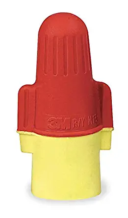 3M Twist On Wire Connector, Red/Yellow, Performance Plus Series - pkg. of 100