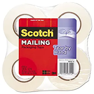 MMM38424 - Scotch-brite Tear-by-Hand Packaging Tape