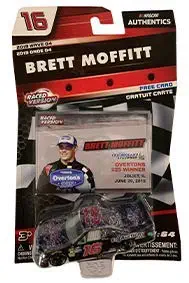 NASCAR Authentics Brett Moffitt #16 Diecast Truck 1/64 Scale - 2019 Wave 4 with Free Card - Collectible