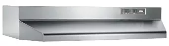 Broan 403604 ADA Capable Under-Cabinet Range Hood, 36-Inch, Stainless Steel