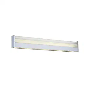 Modern Forms WS-27728-AL Louvre Bath & Wall Light 28 Inches Brushed Aluminum