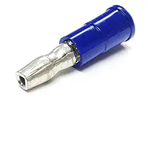 3M Male Bullet Connector Nylon Insulated .156” 16-14 Gauge Blue -100PK