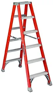 SEPTLS443FM1506 - Louisville Ladder FM1500 Series Fiberglass Twin Front Ladders - FM1506