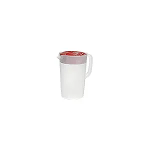 Rubbermaid 1777155R RED Pitcher 1 Gallon Pack Of 6
