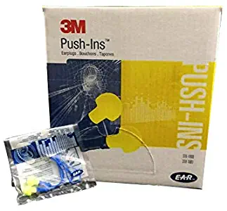 3M TEKK E-A-R Corded Push-Ins Earplugs - MS92160(1 Box)