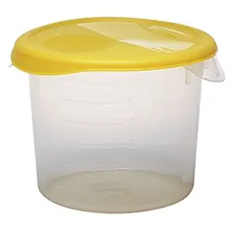 Rubbermaid 5723-24 Storage Container with Handles, Clear PP, 6 Quart