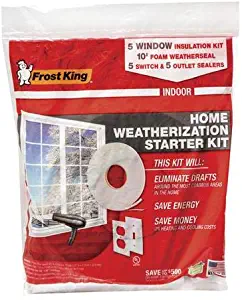 Frost King 5 Window Insulation kit, 5 Switch Sealer and 5 Outlet Sealer kit