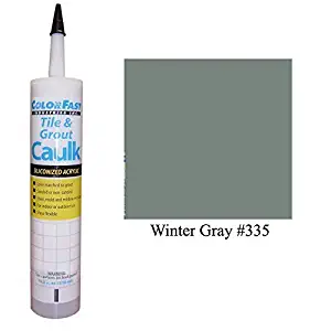 Color Fast Caulk Matched to Custom Building Products (Winter Gray Sanded)