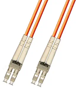 75 Meter Multimode Duplex Fiber Optic Cable (62.5/125) - LC to LC - Orange