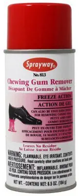 Sprayway SW813 Aerosol Can Cherry Scented Chewing Gum Remover, 6.5 oz, 12. Fluid_Ounces