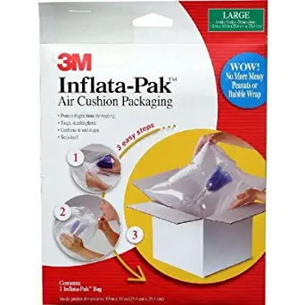 3M Inflata-Pak Air Cushion Packaging - LARGE (Pack of 4)