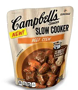 Campbell's Sauces, Slow Cooker, Beef Stew, 12 oz Pack of 3