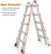Little Giant Ladder 17 w 3 Accessories & Also Wheels