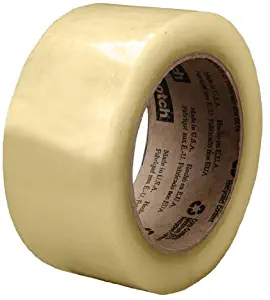 3M Scotch 3071 Clear Standard Packaging Tape - 48 mm Width, 1500 m Length x 2.1 mil Thick - 68908 [PRICE is per ROLL]