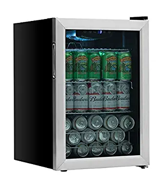 EdgeStar BWC91SS 17 Inch Wide 80 Can Capacity Extreme Cool Beverage Center