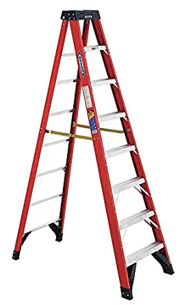 Werner, 6308, 8' Fiberglass 375 Lb. Stepladder, Type Iaa