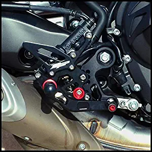 Hotbodies Racing 14-17 Yamaha FZ-09 MGP Rearsets (Black)