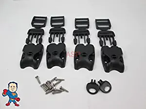 Spa Hot Tub Cover (4) Latch Lock Kit Key ACW Latch Strap Repair Kit