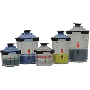 3M 1 kit/cS, PPS Series 2.0 Spray Cup System Kit, Std (22 fl oz, 650 mL), 200u Micron Filter (2PS-26000)