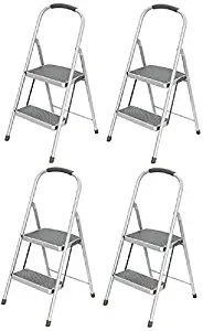 Rubbermaid RMS-2 2 Step, Steel Step Stool - Quantity 4