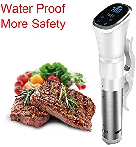 Sous Vide Slow Cooker, Vacuum Low Temperature Slow Cooker Burdock Slow Cooker Accurate Temperature Digital Timer Ultra-Quiet 1800 Watts 220V Stainless Steel