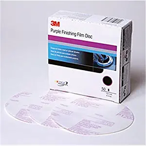 3M Company 3M-30667 6 in Purple Finishing Film Hookit Disc P1500 Grit /RM#G4H4E54 E4R46T32540856