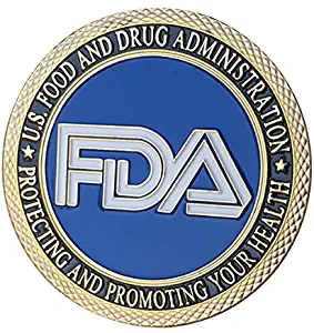 U.S. United States | Department of Health and Human Services HSS | Food and Drug Administration FDA | Protecting and Promoting Your Health | Gold Plated Challenge Coin