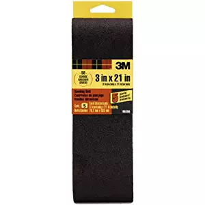 3M 99266NA Sanding Belt Coarse 50-Grit, 3 by 21-Inch, 5-Pack