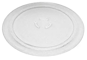 Edgewater Parts 4393799 Microwave Glass Tray Turntable, 12" Diameter, Compatible with Whirlpool, Kenmore, KitchenAid, Amana, Estate, Maytag, Roper, Jenn-Air, Inglis, Replaces 4393751, 4393799