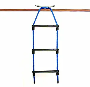 E-Z-TY 3-Step Rope Ladder - Black by E-Z-TY