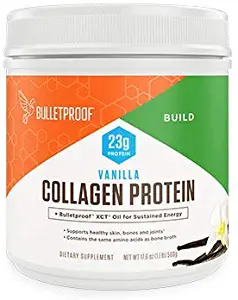 Bulletproof Collagen Peptides Protein Powder - Vanilla Flavored Hydrolyzed, Keto-Friendly for Ketogenic Diet, Grass-fed, Amino Acid Building Blocks for High Performance (17.6 Ounces)