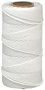 Lehigh BNT12W6 18-Inch by 500-Feet Nylon Braided Mason Line, White